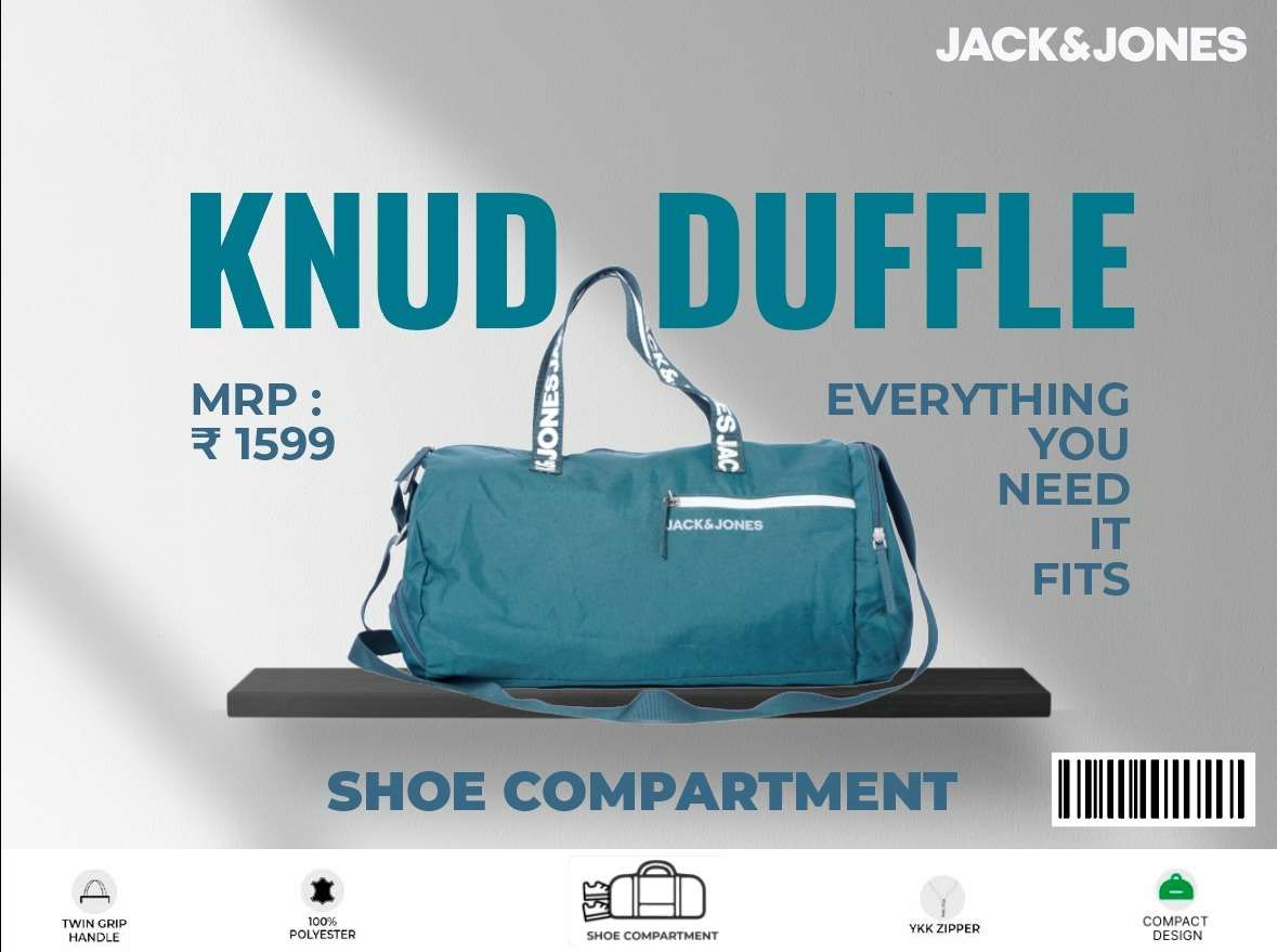 JACK & JONES- KNUD DUFFEL BAG